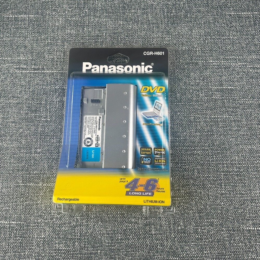 Panasonic CGR-H601 Portable DVD Battery For DVD-LV57, DVD-LV57PP, DVD-LV50 NEW‎